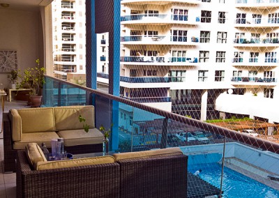 Balcony safety netting – Dubai Marina